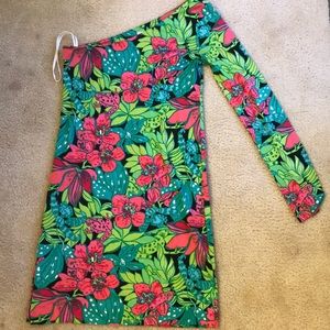 One shoulder lilly Pulitzer dress